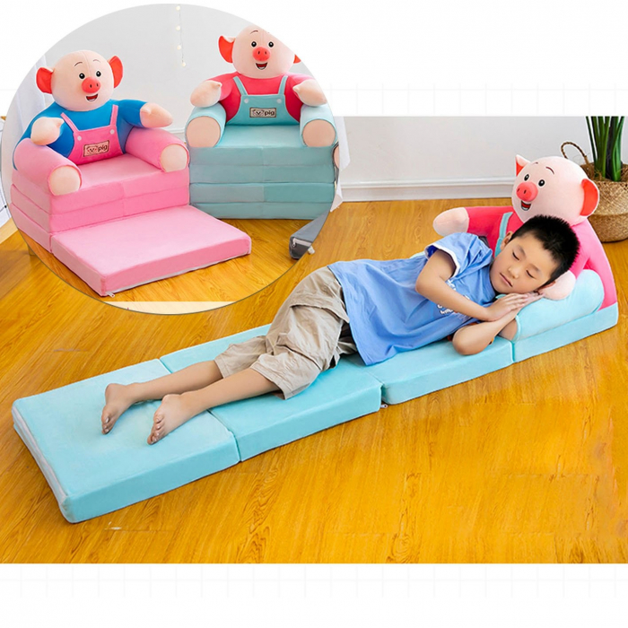 Fotoliu Purcelus Bleu, cu 4 placi, Extensibil la 150 cm [7]