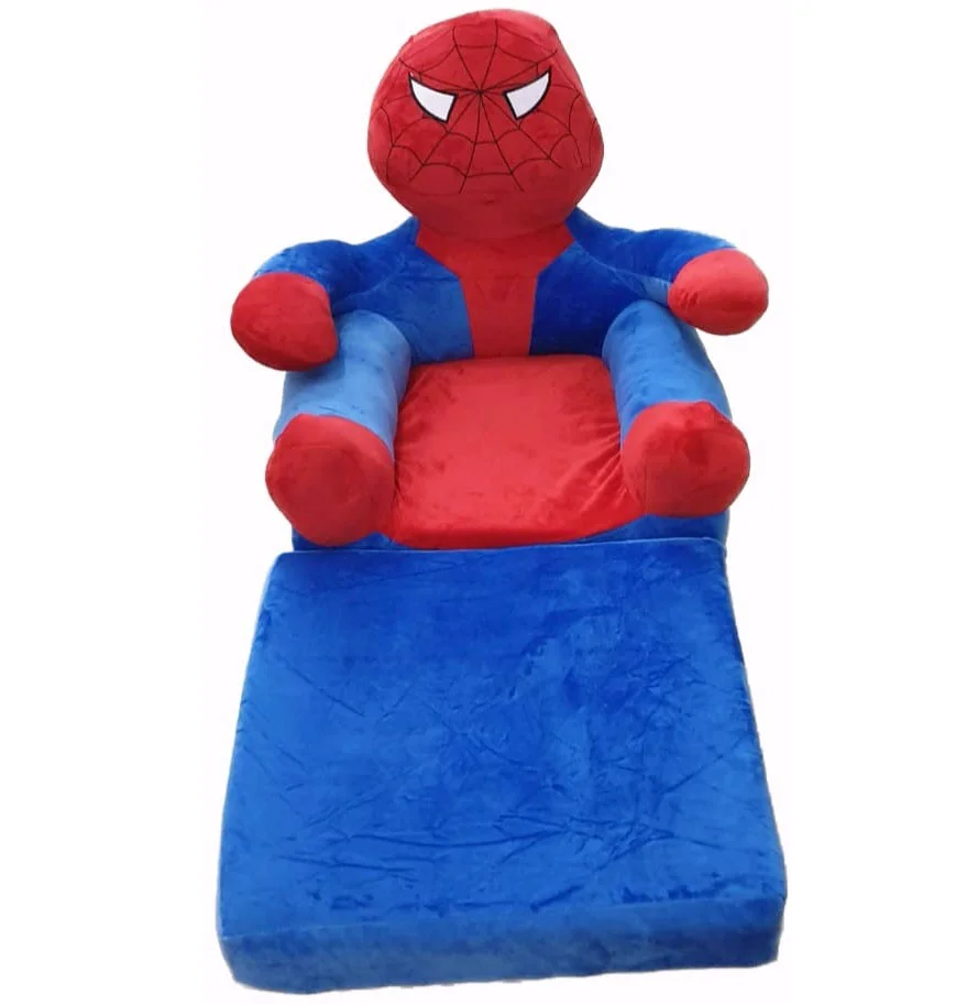 Fotoliu Spiderman 3D, cu 2 placi, Extensibil la 80 cm [5]
