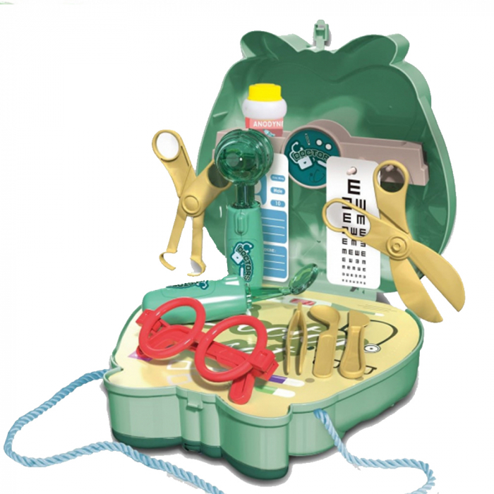 Geanta de umar cu 16 accesorii de doctor