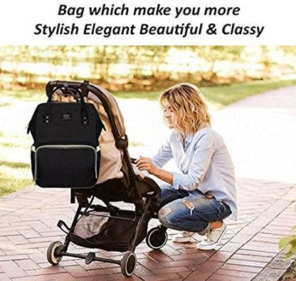 Geanta rucsac Living Share pentru mamicile de bebelusi, negru [5]