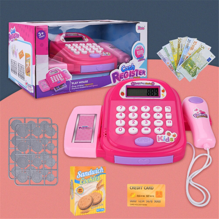 Set casa de marcat, jocuri de simulare, jucarii casierie