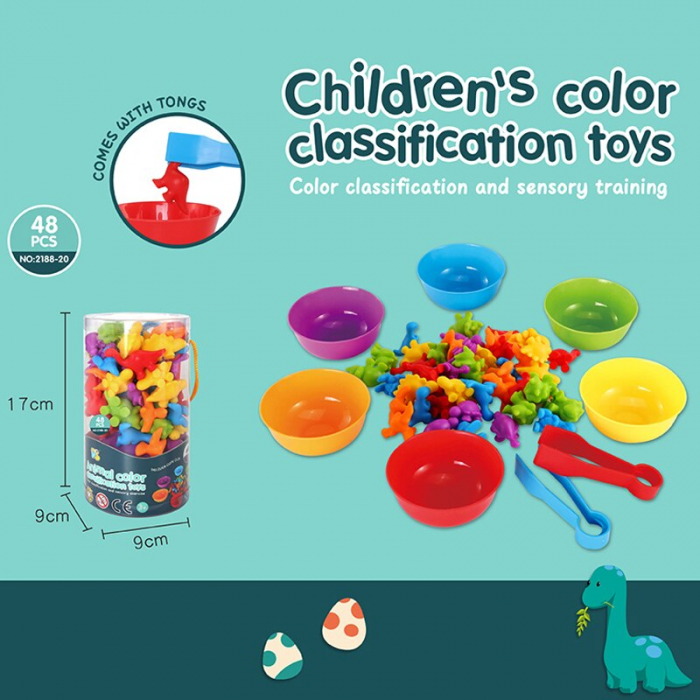 Jucarie creativa si de clasificare a culorilor Curcubeu [3]