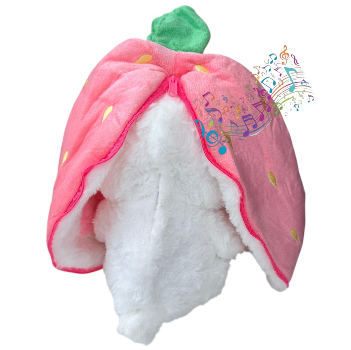 Iepuras Capsuna Interactiv cu Respiratie Realista si Lumini [3]