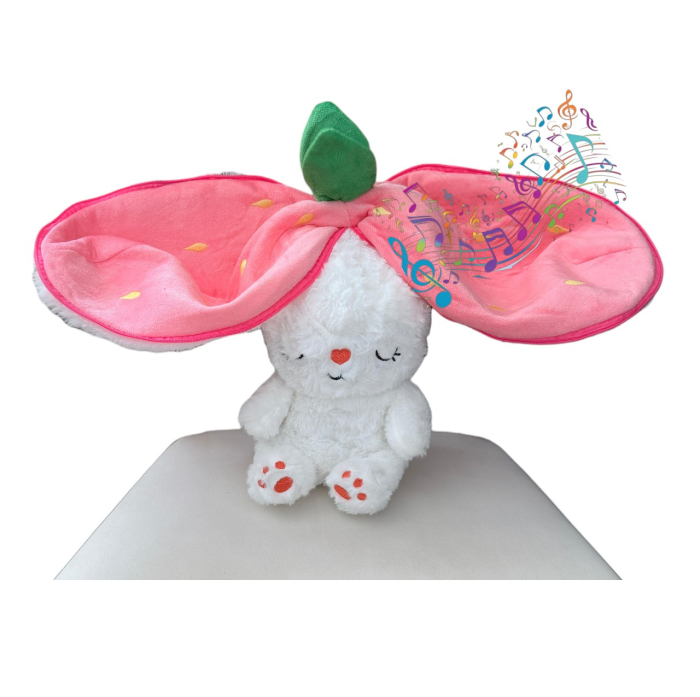 Iepuras Capsuna Interactiv cu Respiratie Realista si Lumini [4]