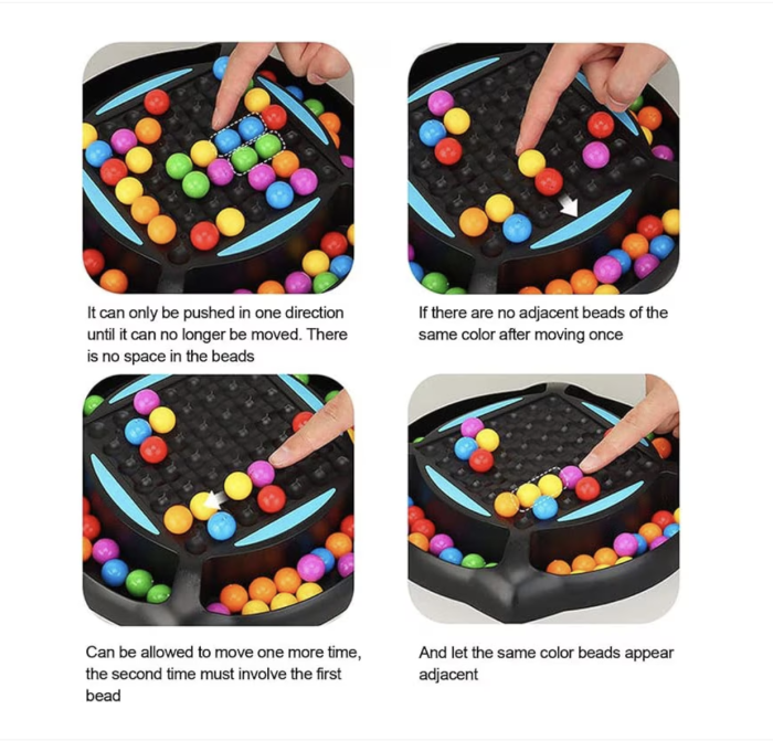 Joc de asociere culori si scor, Rainbow Ball Chess,  2-4 jucatori, 3 ani+ [6]