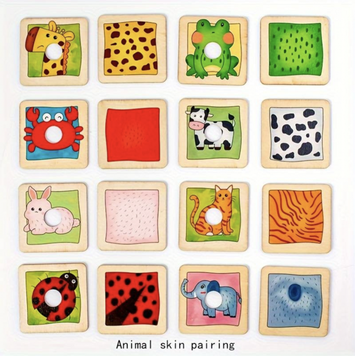 Joc de asociere Gaseste umbra animalelor - Animal Matching Jingsaw Puzzle [4]