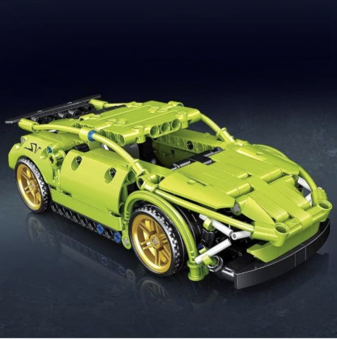Joc de constructie Masina de curse verde 3822, 248 piese [3]