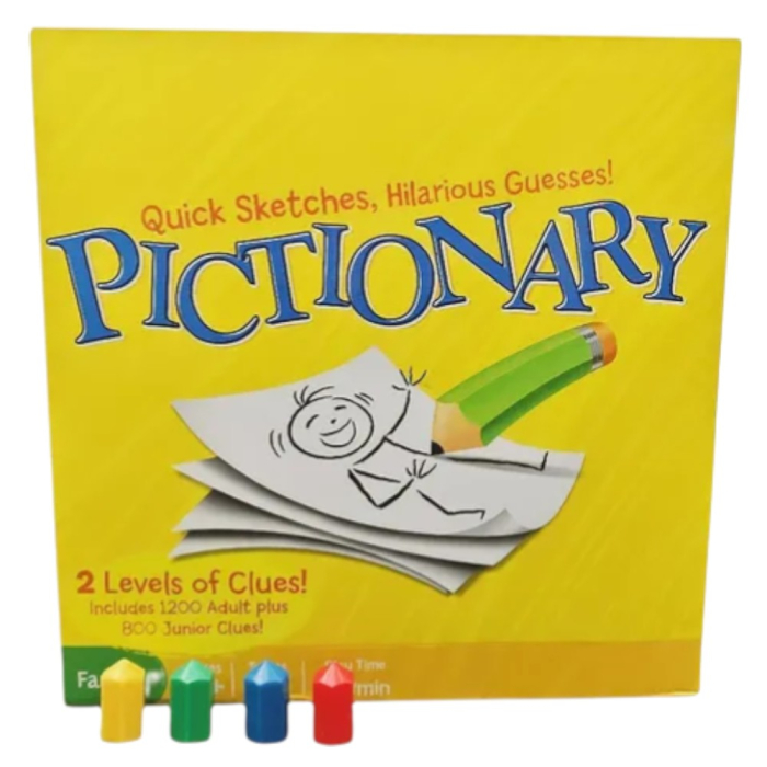 Joc de desen si ghicit, Pictionary, pentru familie si prieteni, 8 ani+ [2]
