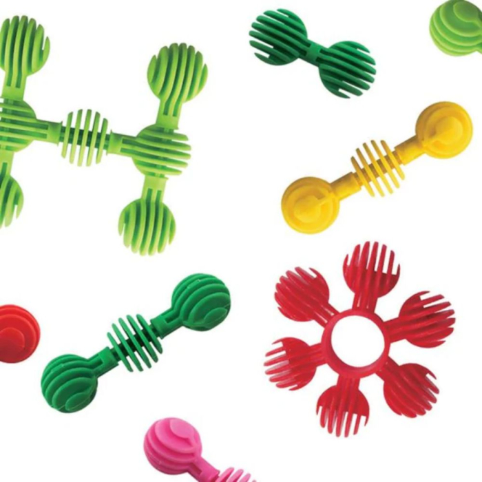 Joc de Indemanare si Constructie cu Imbinare Forme Colorate 25 Piese [4]