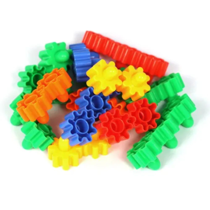Set 44 Piese Constructie Angrenaje si Forme Geometrice Interconectate [4]