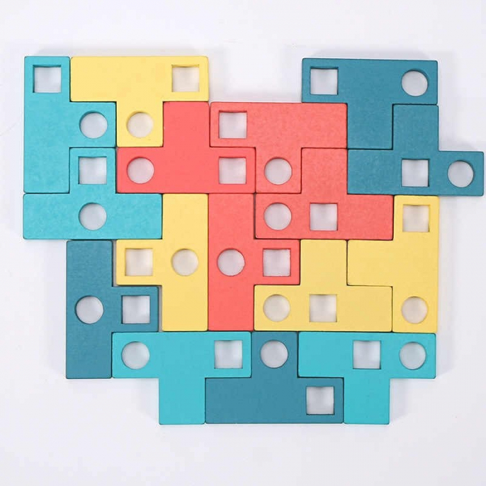 Joc de logica Montessori, Tetris T-Paired [5]