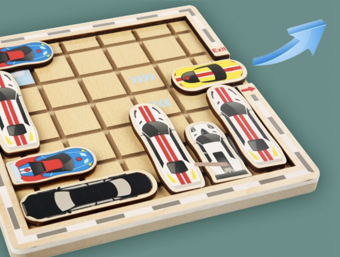 Joc de logica Soferul Istet scapa de trafic, din lemn [11]