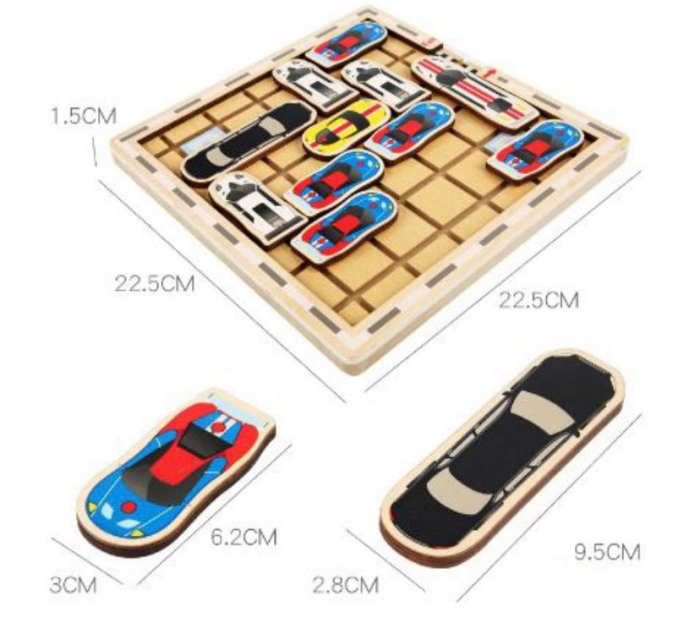 Joc de logica Soferul Istet scapa de trafic, din lemn [12]