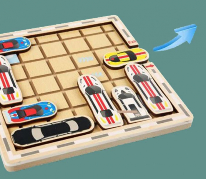 Joc de logica Soferul Istet scapa de trafic, din lemn [4]