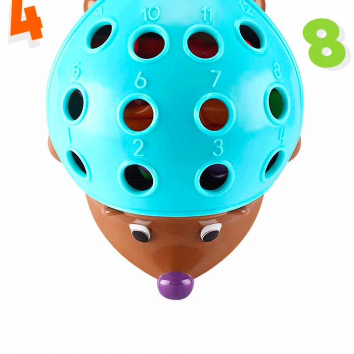 Joc de motricitate si sortare culori Ariciul Spike pentru copii 18 luni+ [3]