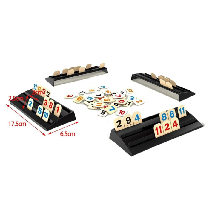 Joc de Rummy Rapid Compact cu Piese din Plastic ABS [5]