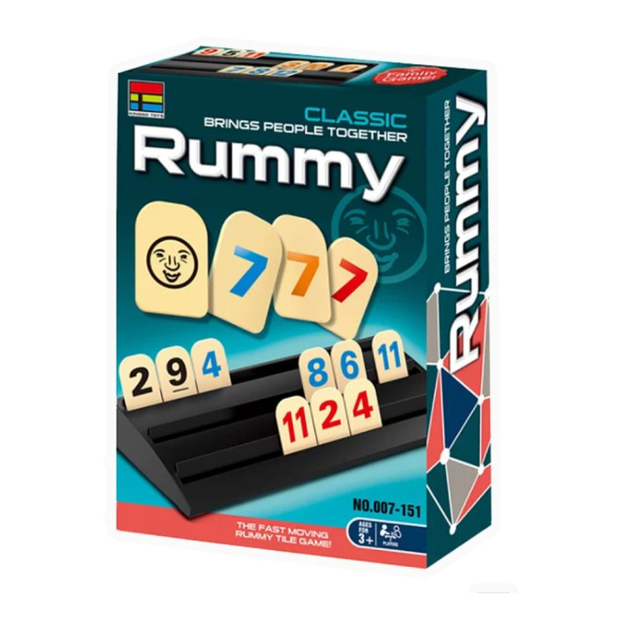 Joc de Rummy Rapid Compact cu Piese din Plastic ABS [6]
