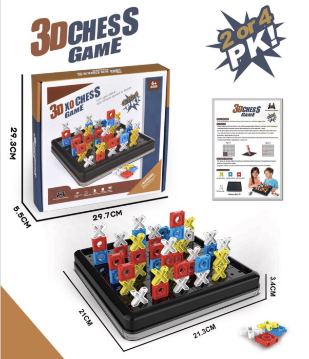 Joc de Societate 3D X si O Strategie pentru 2-4 Jucatori [3]