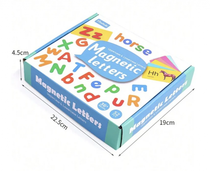 Joc educational cu carduri magnetice - Alfabetar [7]