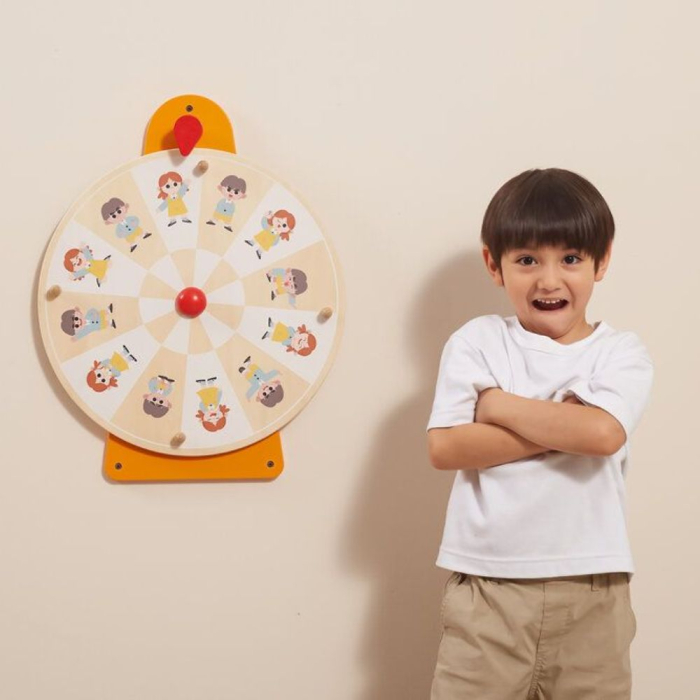 Joc Educational Montessori din Lemn Viga - Recunoaste Emotia [3]