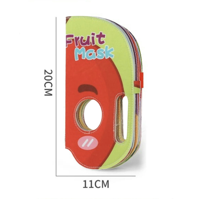 Joc educational si roluri pentru bebelusi - Carte textila cu masti [15]