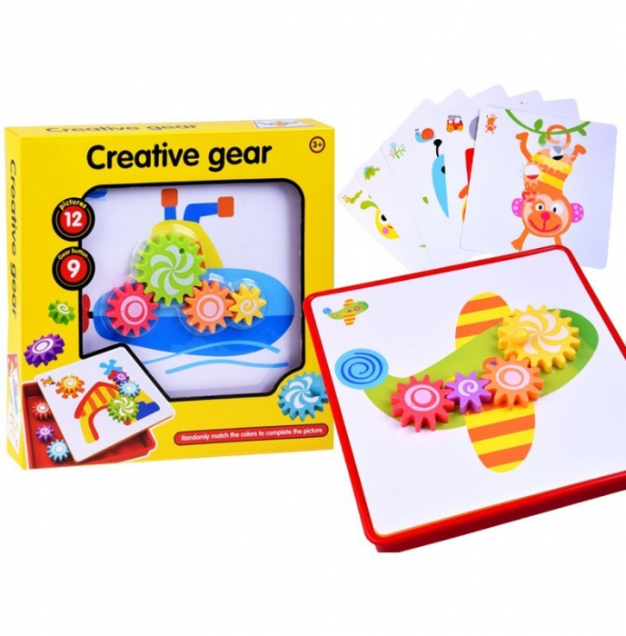 Joc educativ creative mosaic - rotile zimtate rotative
