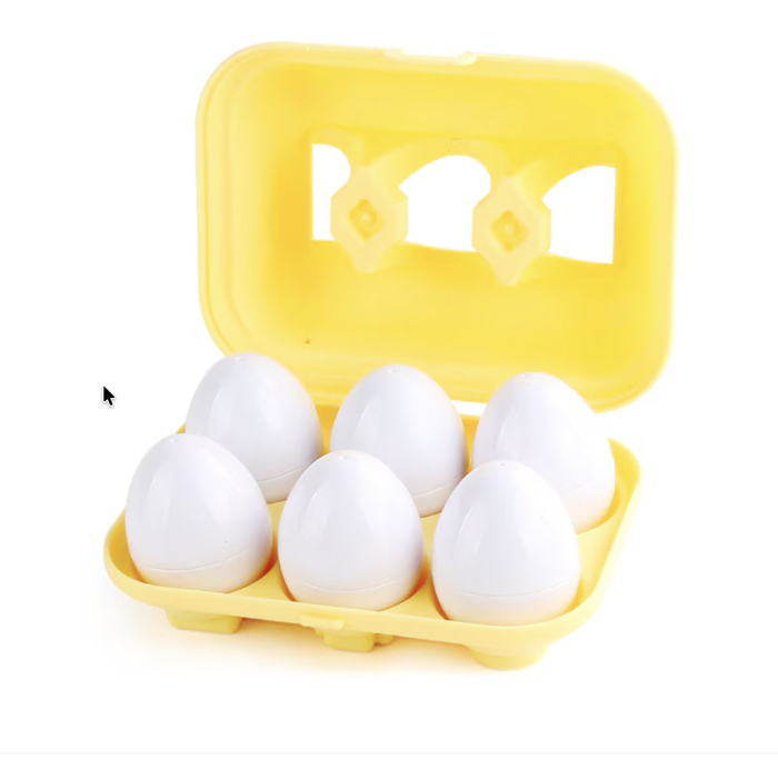 Joc educativ Set 6 oua de potrivit cu forme geometrice - Copie [9]