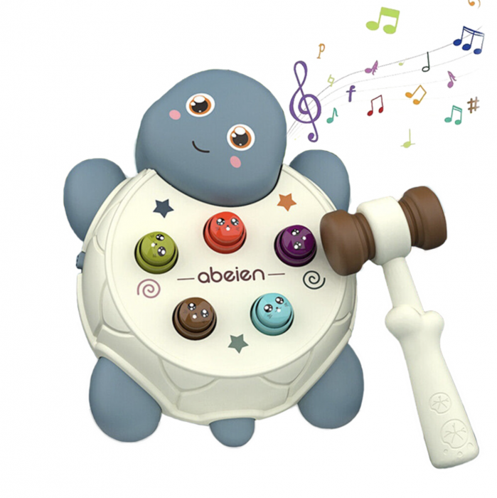Joc interactiv de motricitate Whack-a-mole ,   Testoasa bleu