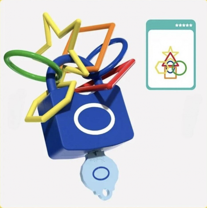Joc Lacate Asociaza formele si culorile Shape Pairing Locks [12]