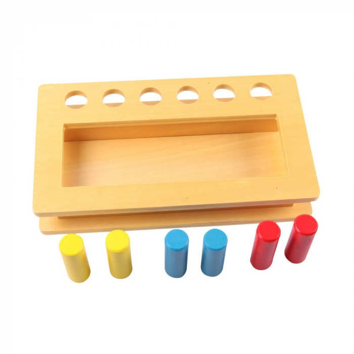 Joc lemn Montessori Cutia Jumbo de sortare Pioni [4]