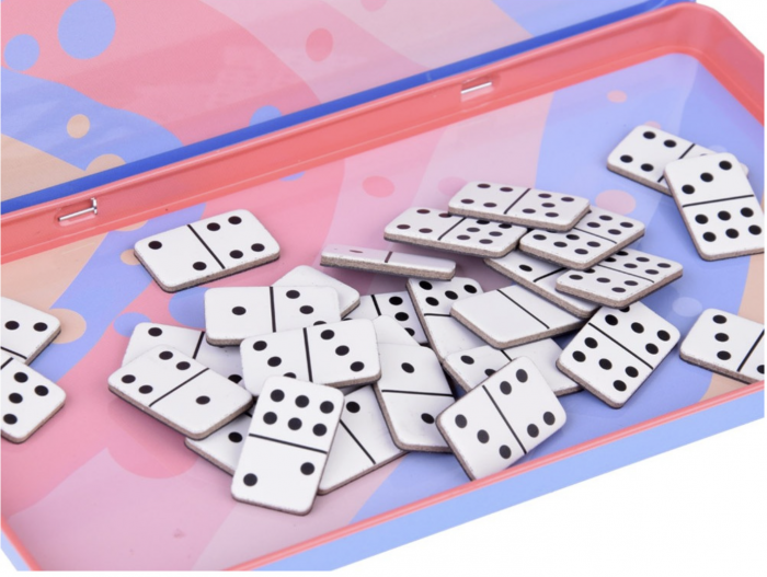 Joc magnetic in cutie metalica Domino [3]