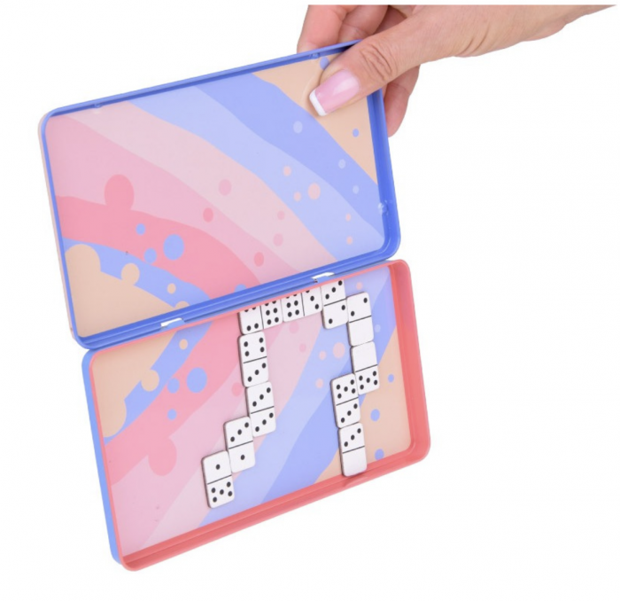 Joc magnetic in cutie metalica Domino [5]