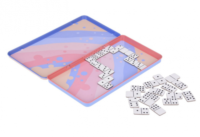 Joc magnetic in cutie metalica Domino [4]
