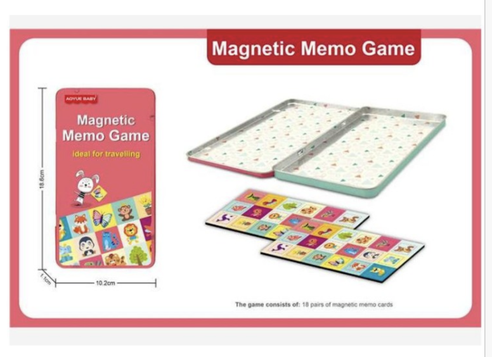 Joc de Memorie Magnetic Memo Game Animale si Plante [4]