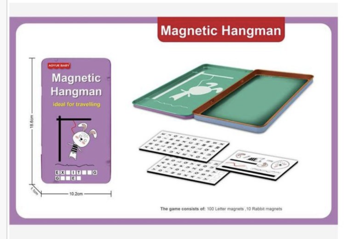 Joc de Societate Magnetic Hangman Spanzuratoarea pentru Copii [5]