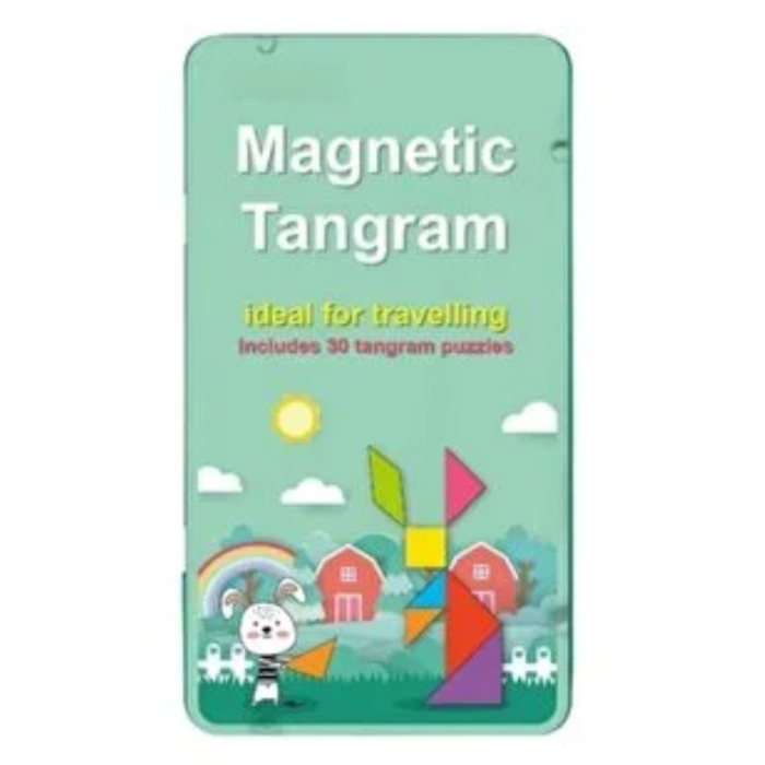 Joc de Societate Magnetic Tangram pentru Copii si Calatorii [2]