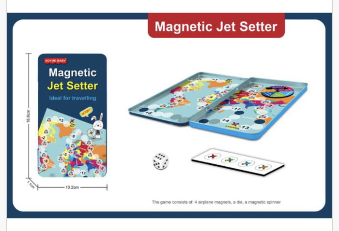 Joc de Societate Magnetic Jet Setter Calatorie in Jurul Lumii [4]