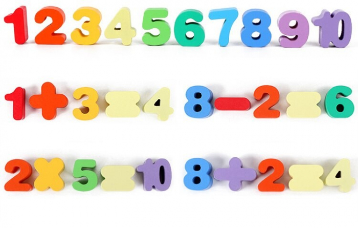 Joc Montessori 5 in 1 Logarithmic Plate Beads, din lemn [6]