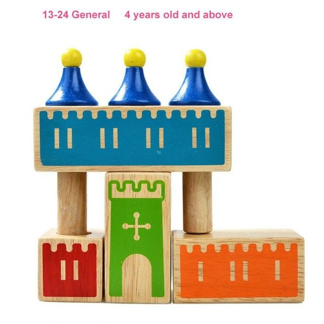 Joc Montessori De Logica Castelul Visurilor din lemn [6]