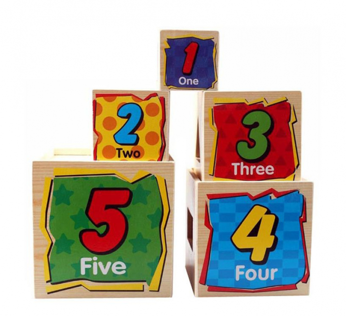 Joc Montessori Educativ Turnul 5 Din Lemn [10]