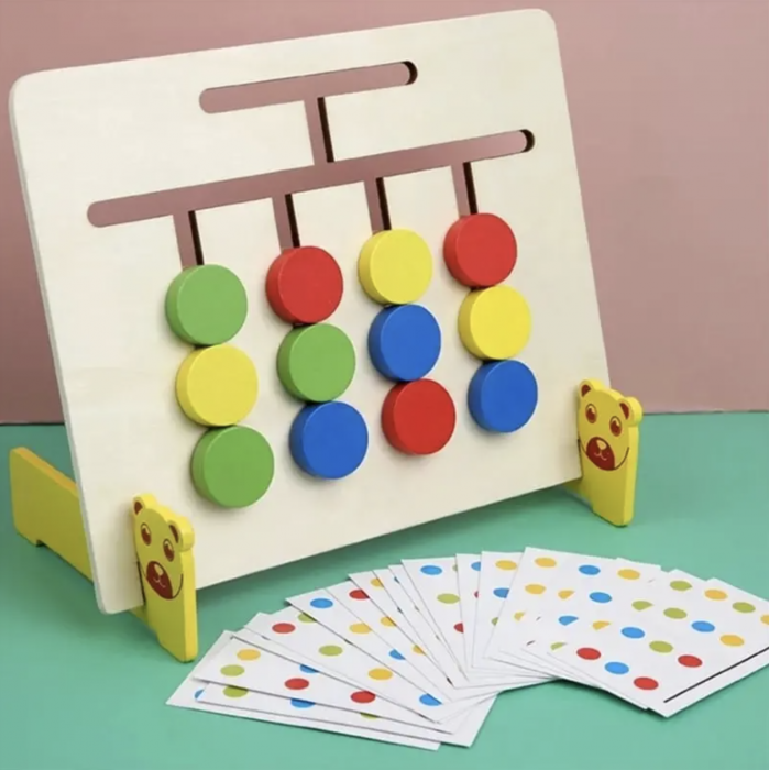Joc Montessori - Labirint de Asociere si Sortare Culori si Animale [3]