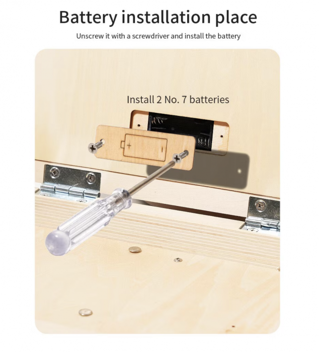 Joc Montessori Placa Busy Board Sisteme, dubla, cu 10 activitati, din lemn [5]