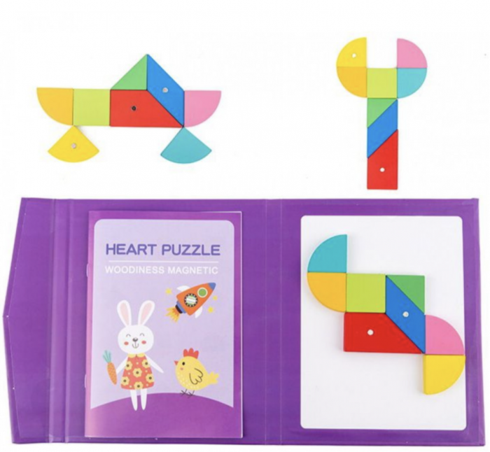 Joc Montessori, Tangram Magnetic, mov