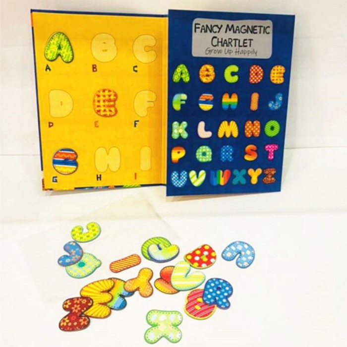 Joc Puzzle magnetic literele alfabetului Fancy Chartlet [4]