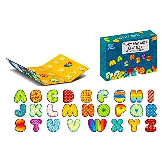 Joc Puzzle magnetic literele alfabetului Fancy Chartlet