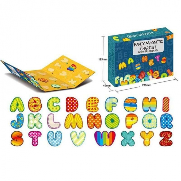 Joc Puzzle magnetic literele alfabetului Fancy Chartlet [3]