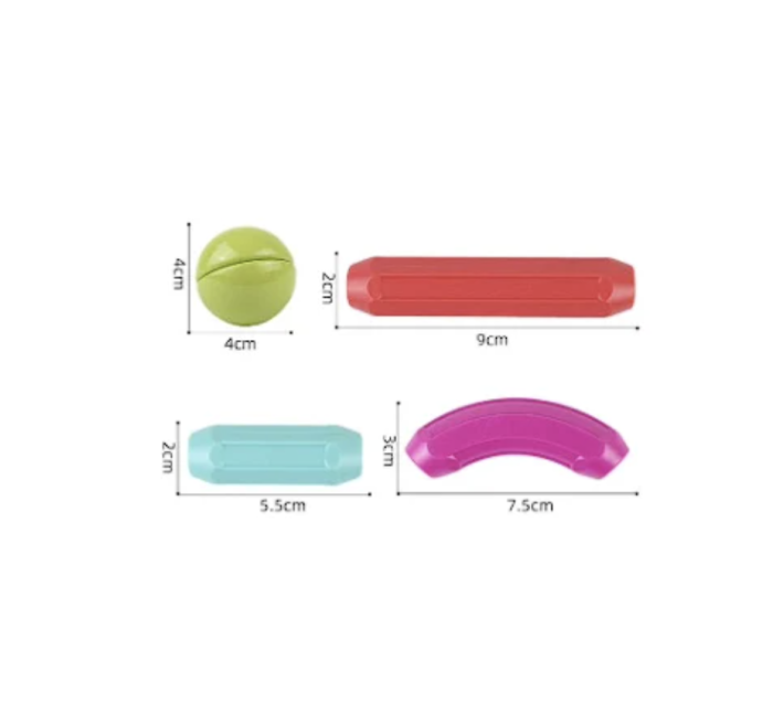 Joc STEM cuburi magnetice Magnetic Sticks 42 piese colorate pentru constructii [5]