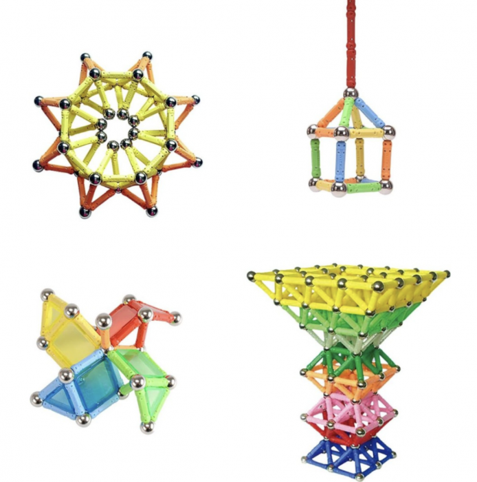 Joc STEM de constructie Magnetic Sticks Witka, cu 230 piese [5]