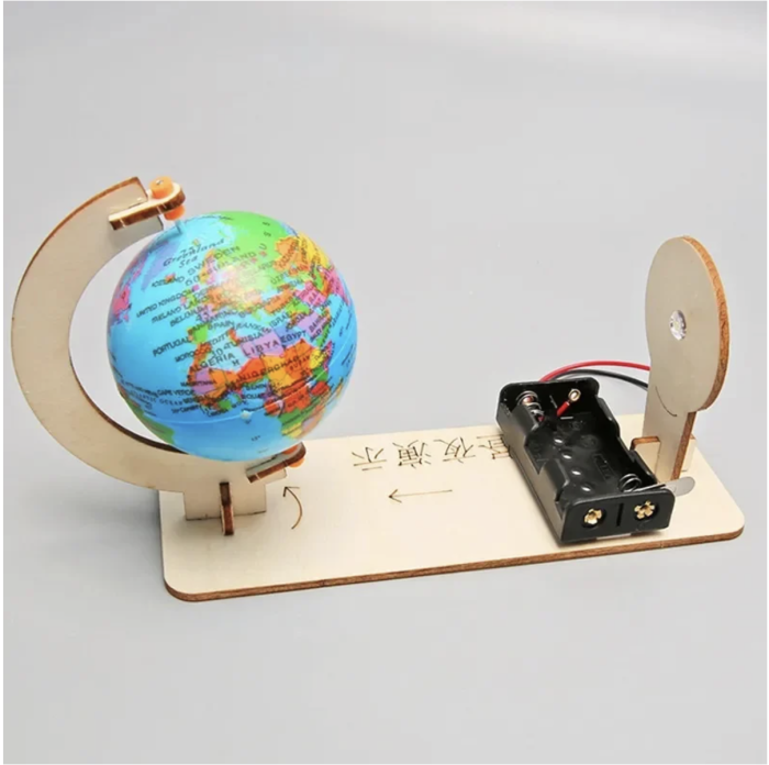 Joc STEM educativ DIY rotatia Pamantului zi si noapte pentru copii 8 ani+ [3]