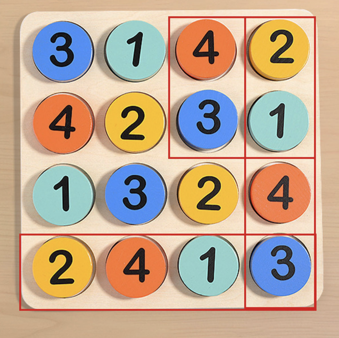 Joc Sudoku cu Animale si numere, din lemn [4]